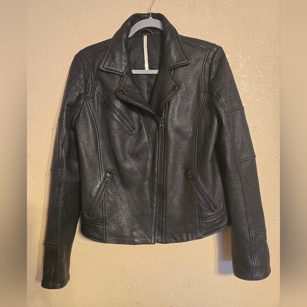 Truth and Pride Jacket Leather Women's Size M Color Black